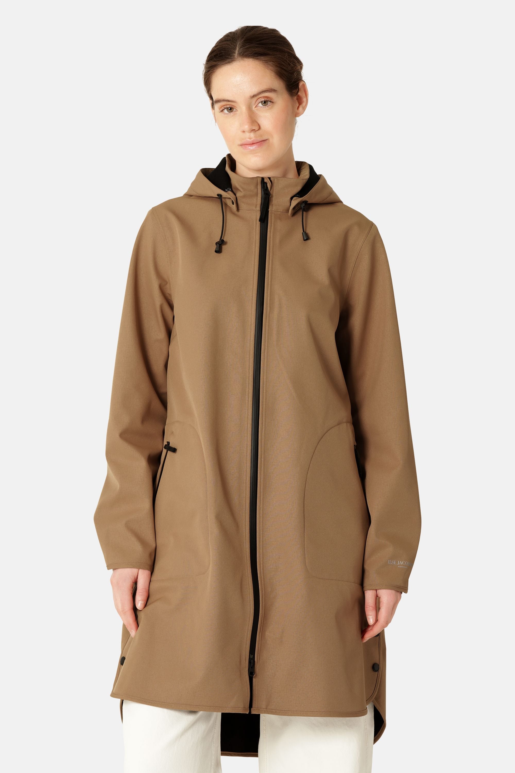 Softshell Regnjakke A-form - Mocca